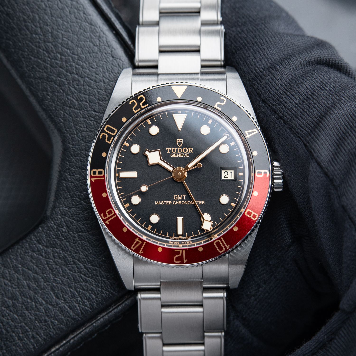 Tudor Black Bay 58 8/2024 GMT Coke Black Dial Steel Bracelet Automatic 39