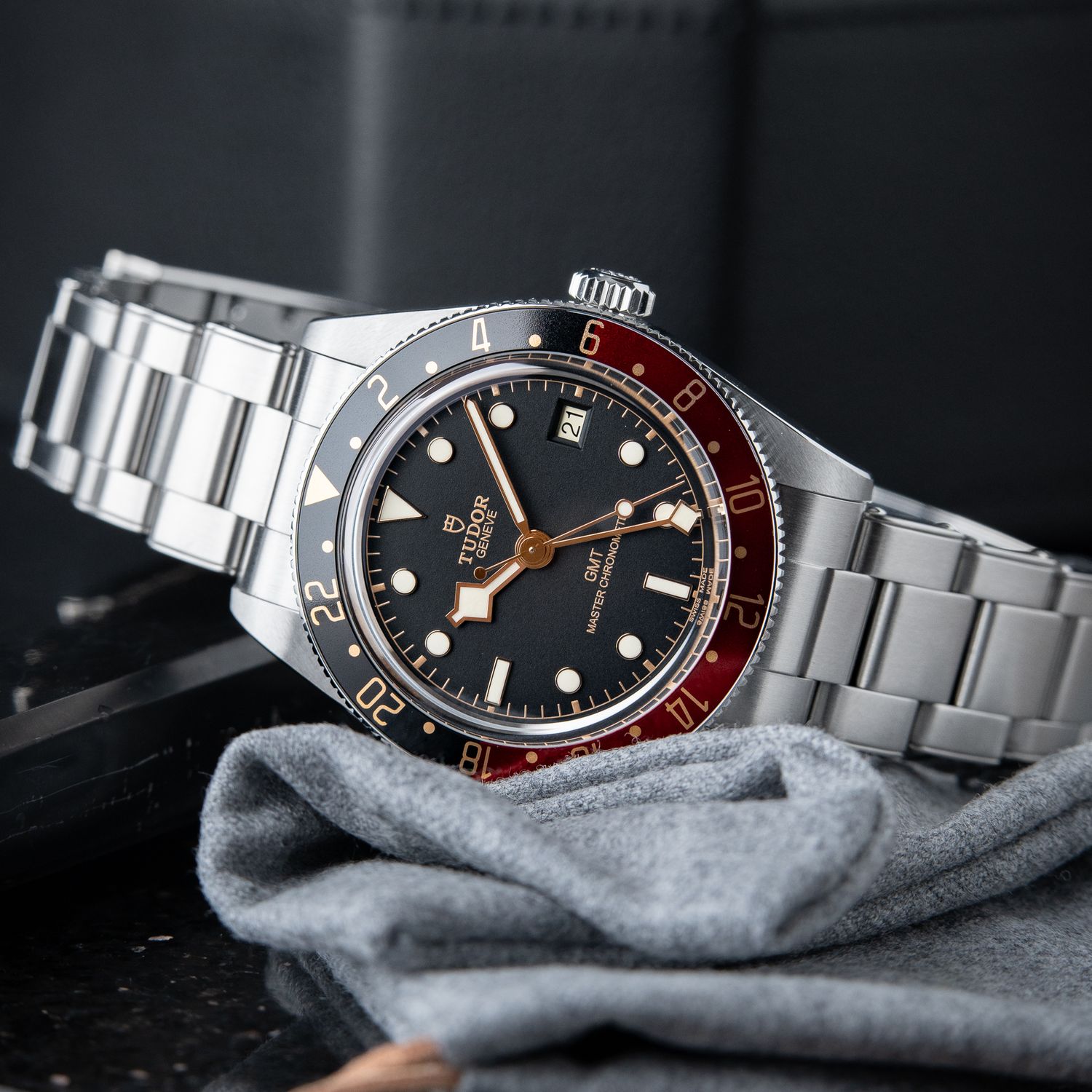 Tudor Black Bay 58 8/2024 GMT Coke Black Dial Steel Bracelet