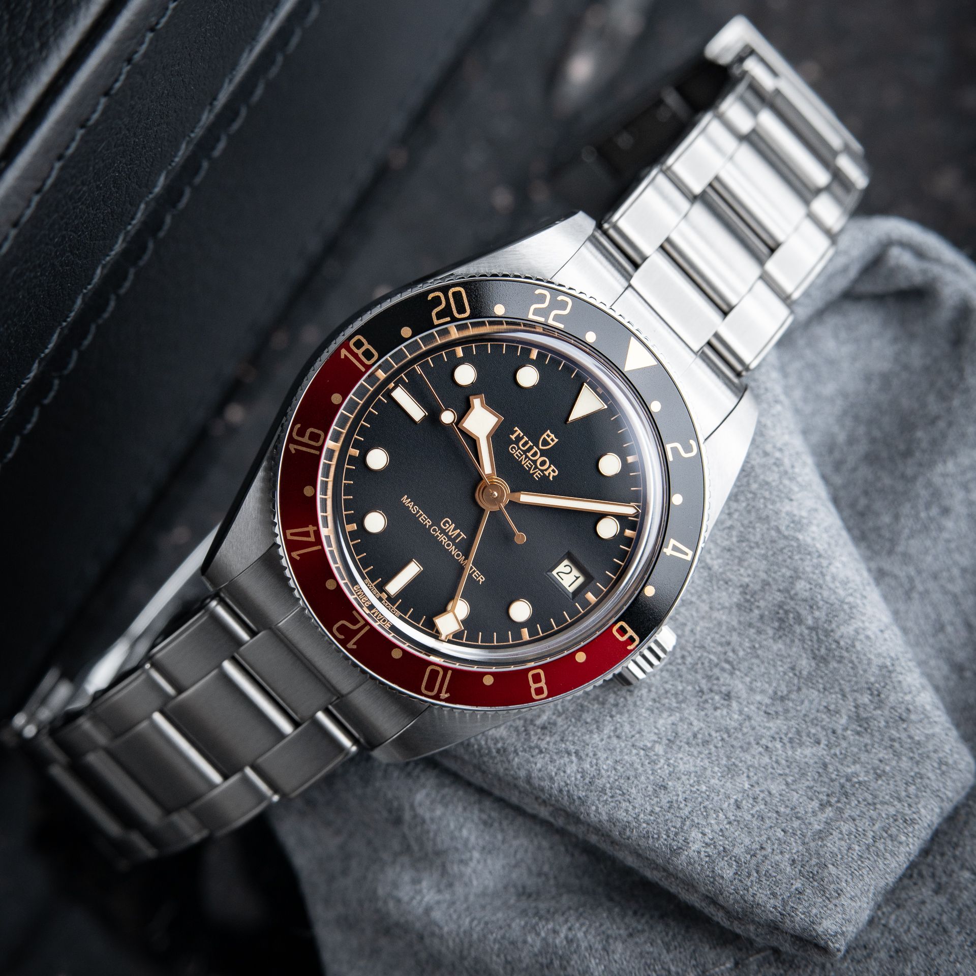 Tudor Black Bay 58 8/2024 GMT Coke Black Dial Steel Bracelet Automatic 39