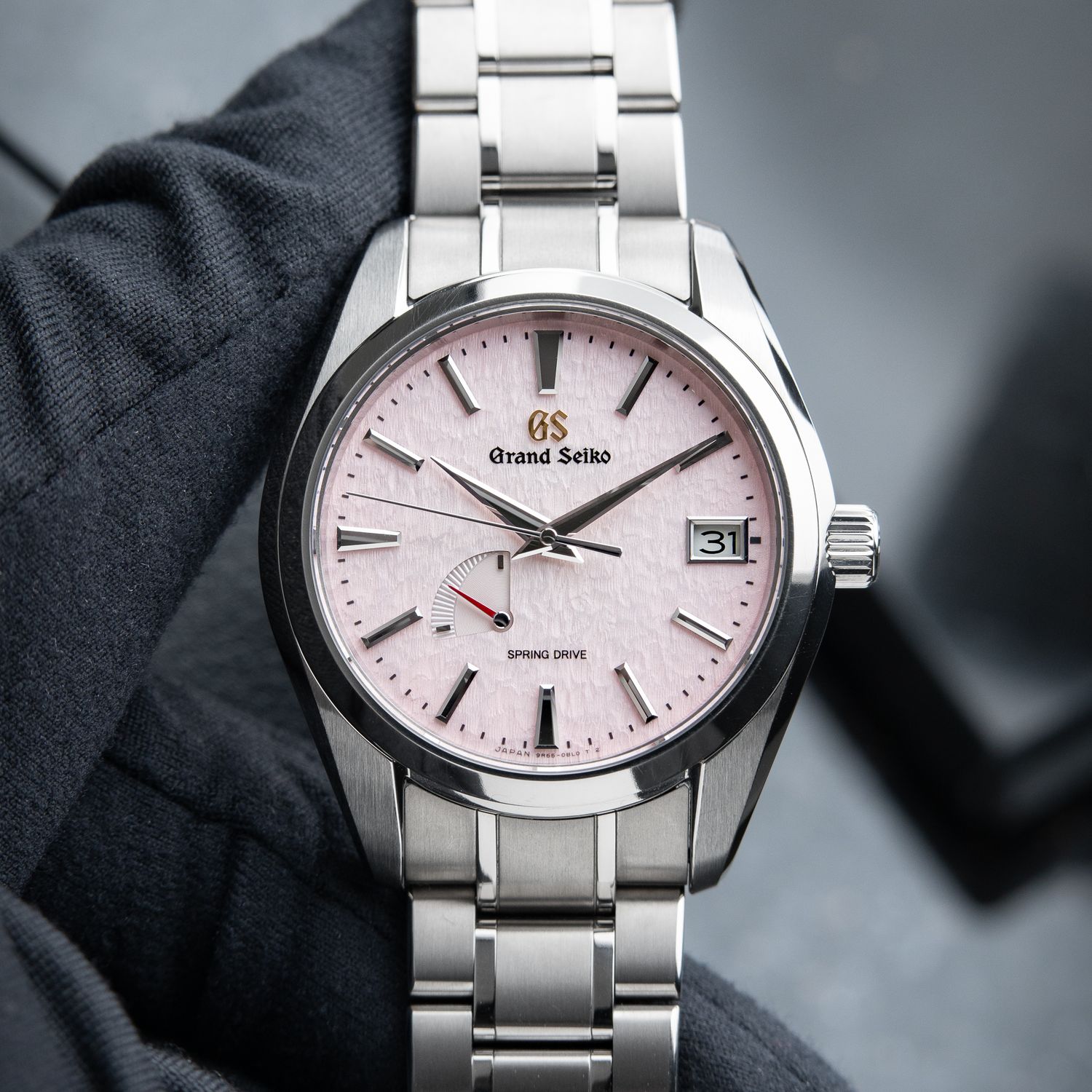 Grand Seiko Heritage Collection 20th Ann Limited Edition Pink Snowflake Dial Titanium