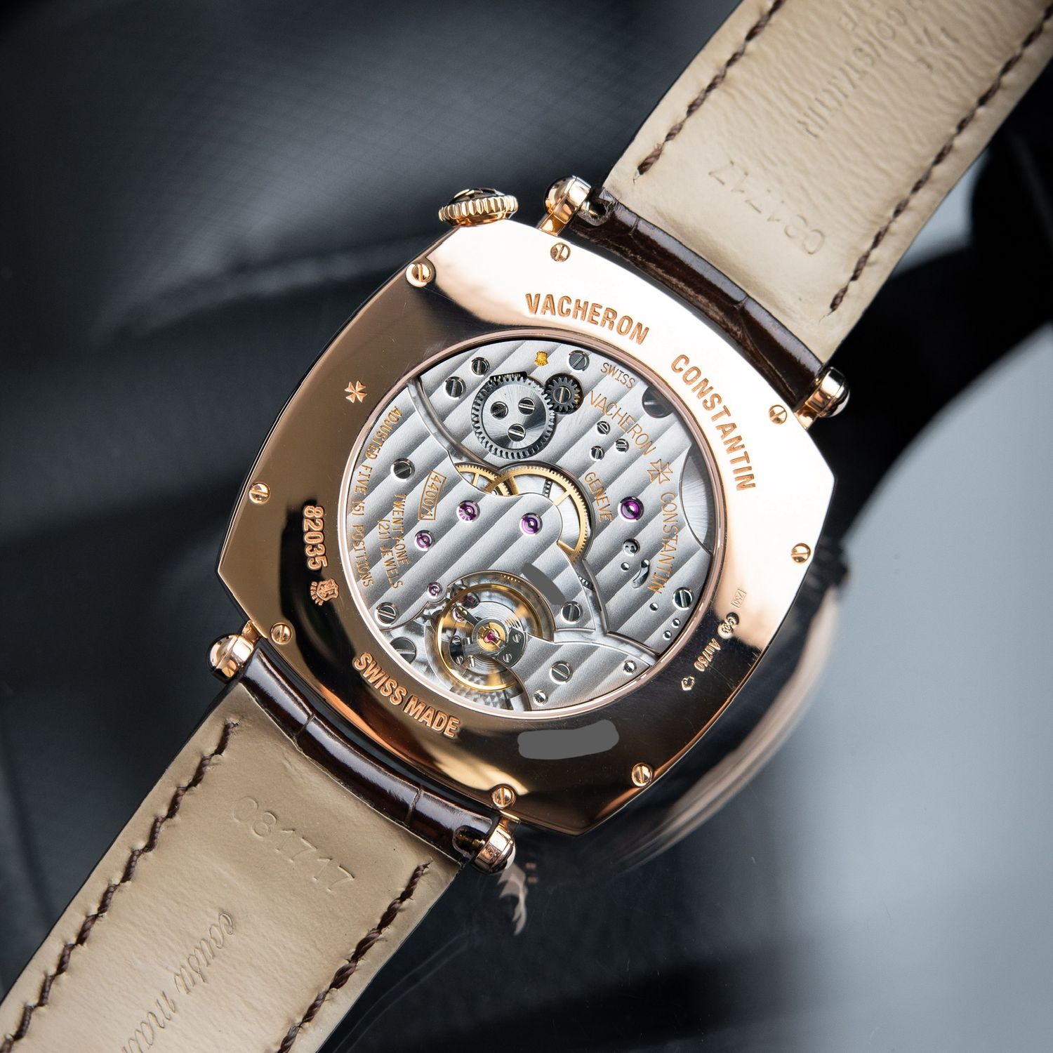●3-DEEP Vacheron Constantin Historiques Certified American 1921 40mm Rose
