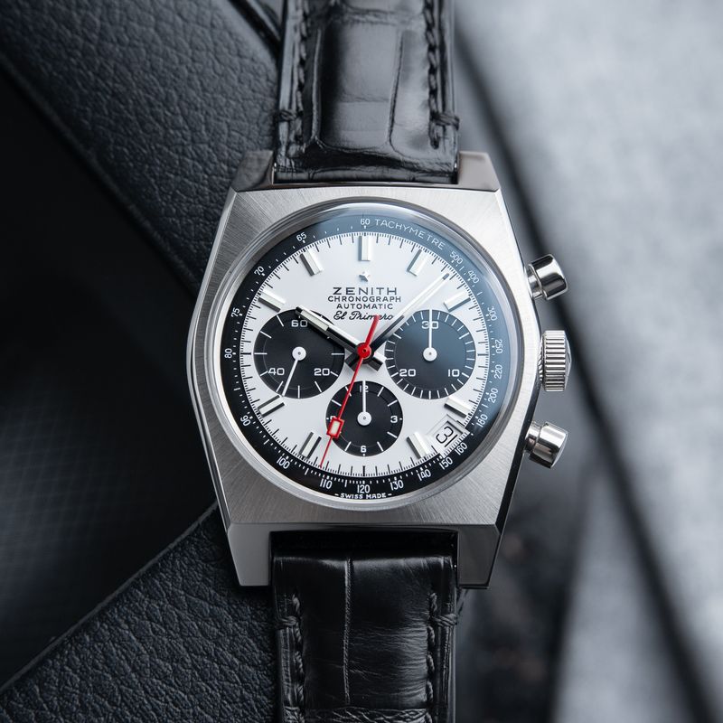 Zenith Chronomaster Revival Panda El Primero Chronograph White Steel 37mm