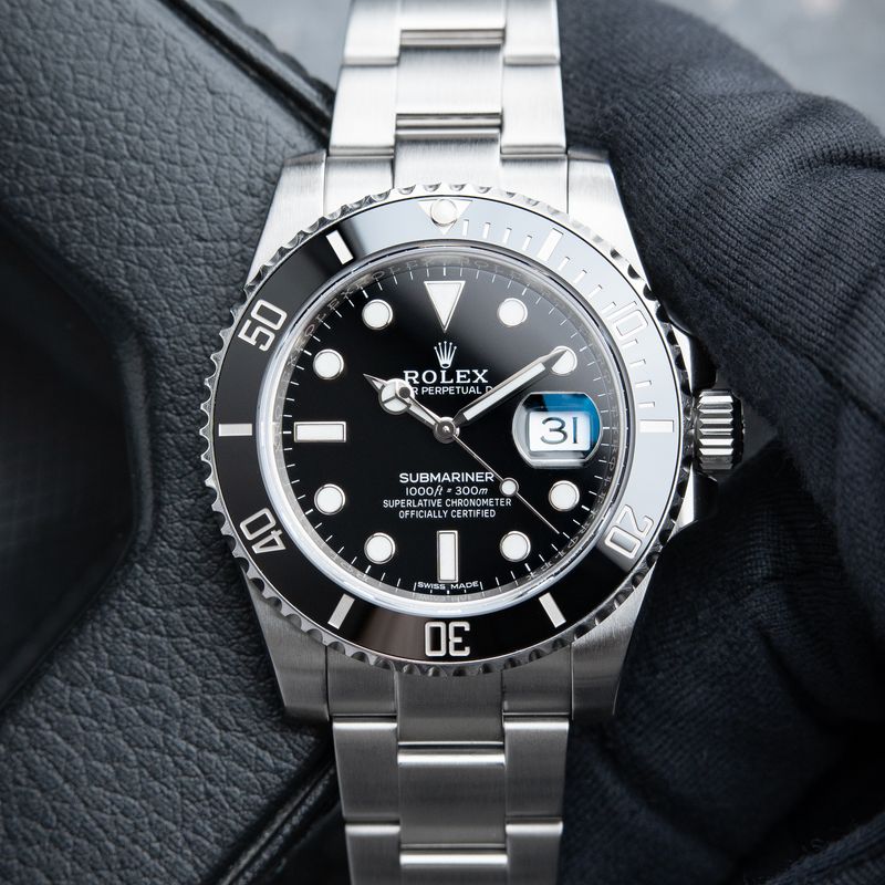 Rolex Submariner Date 2019 Diver Black Ceramic Bezel Steel Bracelet 40mm