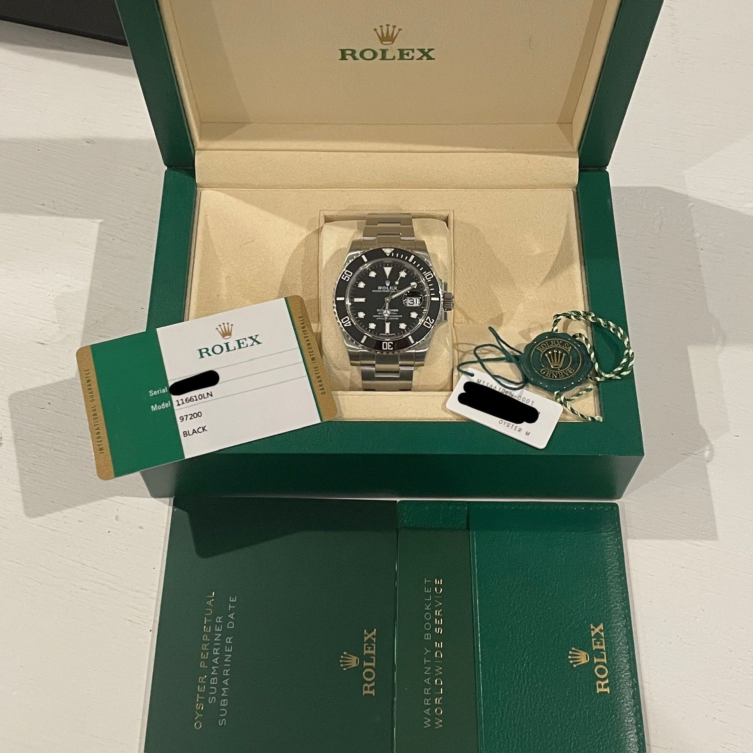 Rolex Submariner Date 2019 Diver Black Ceramic Bezel Steel