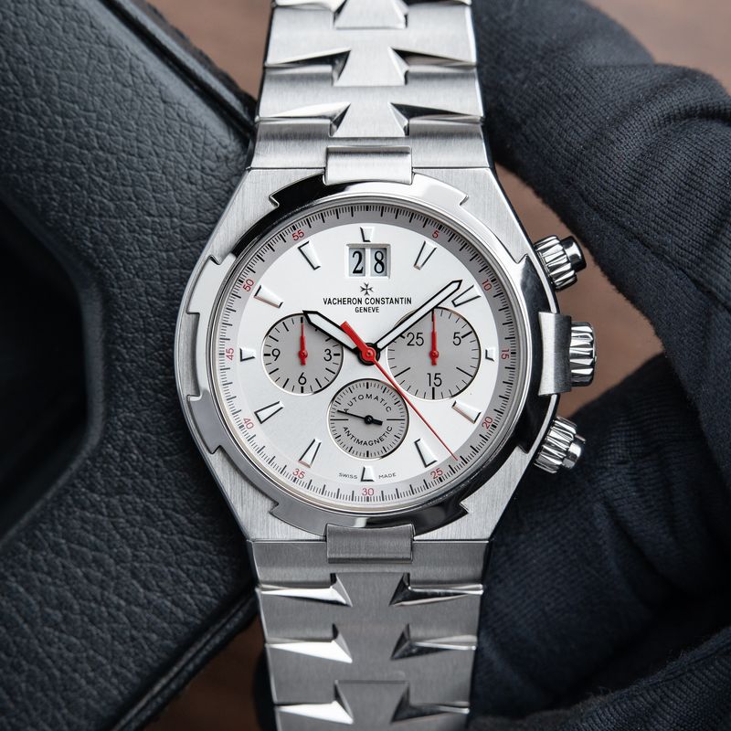 Vacheron Constantin Overseas Limited Edition Chronograph Silver Steel Bracelet
