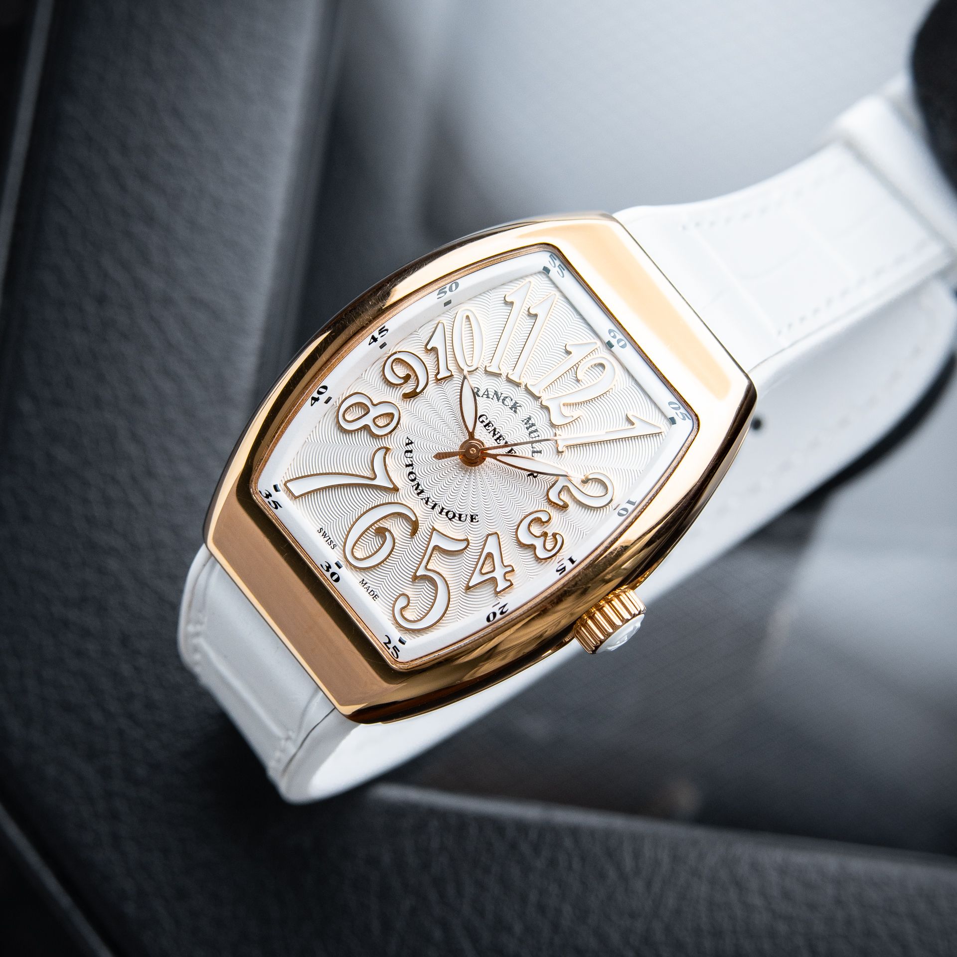 Franck Muller Vanguard Ladies Automatic Rose Gold White Dial Women's V 32