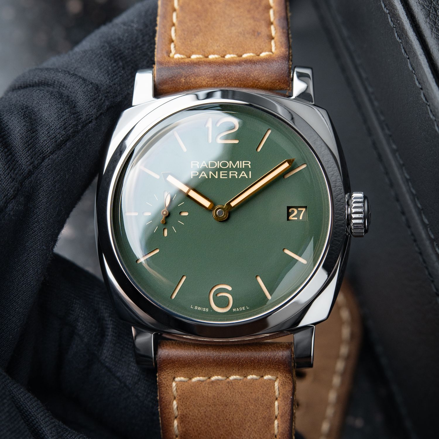 Panerai Radiomir 1940 3 Days Boutique Limited Edition Green Dial Pam736