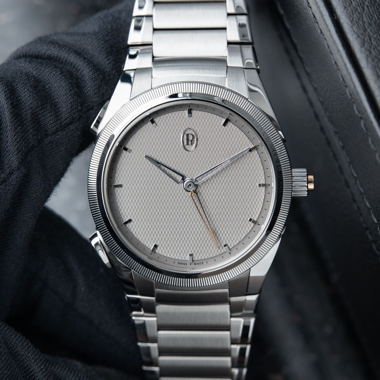 Parmigiani Fleurier Tonda PF UNWORN 11/2024 Minute Rattrapante Steel Platinum Gray