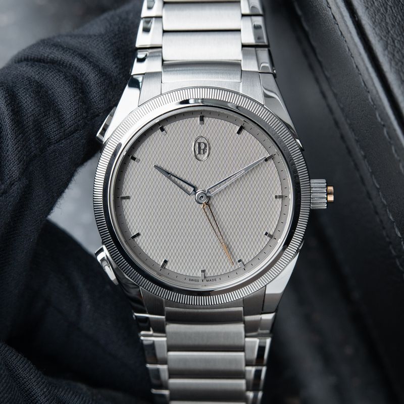 Parmigiani Fleurier Tonda PF UNWORN 11/2024 Minute Rattrapante Steel Platinum Gray