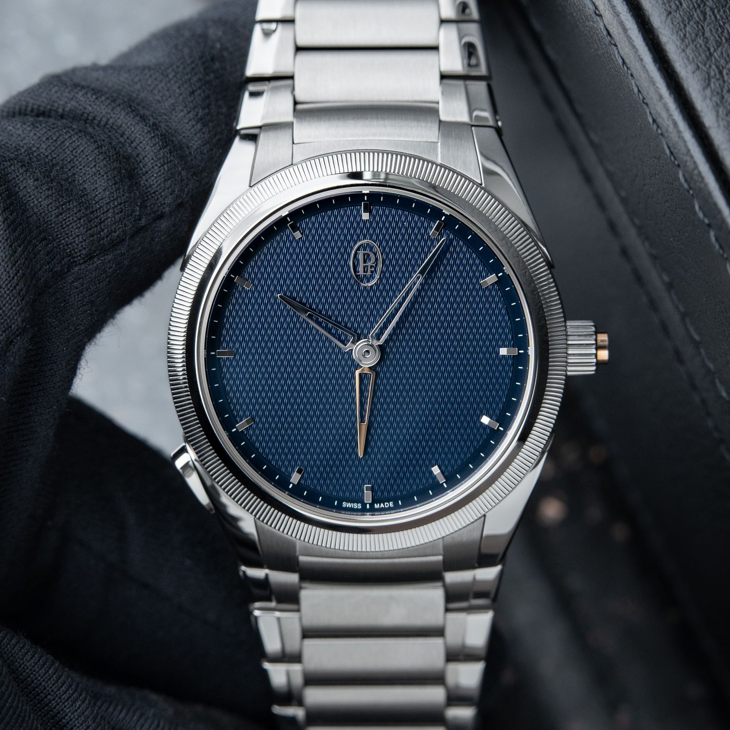 Parmigiani Fleurier Tonda PF UNWORN 11/2024 GMT Rattrapante Milano Blue 40