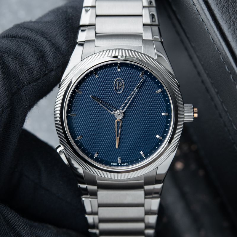 Parmigiani Fleurier Tonda PF UNWORN 11/2024 GMT Rattrapante Milano Blue 40