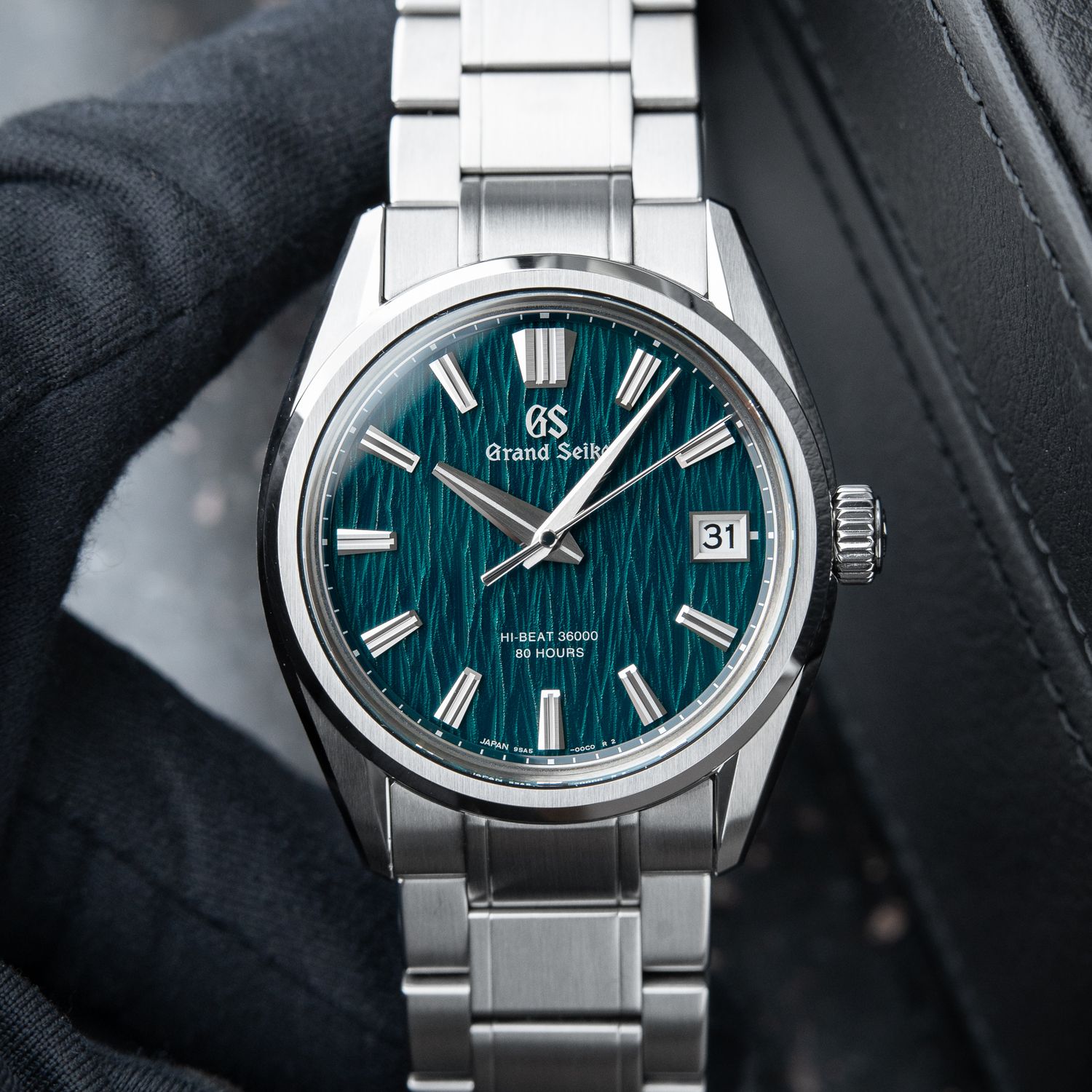 Grand Seiko Evolution 9 Collection CLEAN Boutique Exclusive Hi-Beat Green Birch Steel