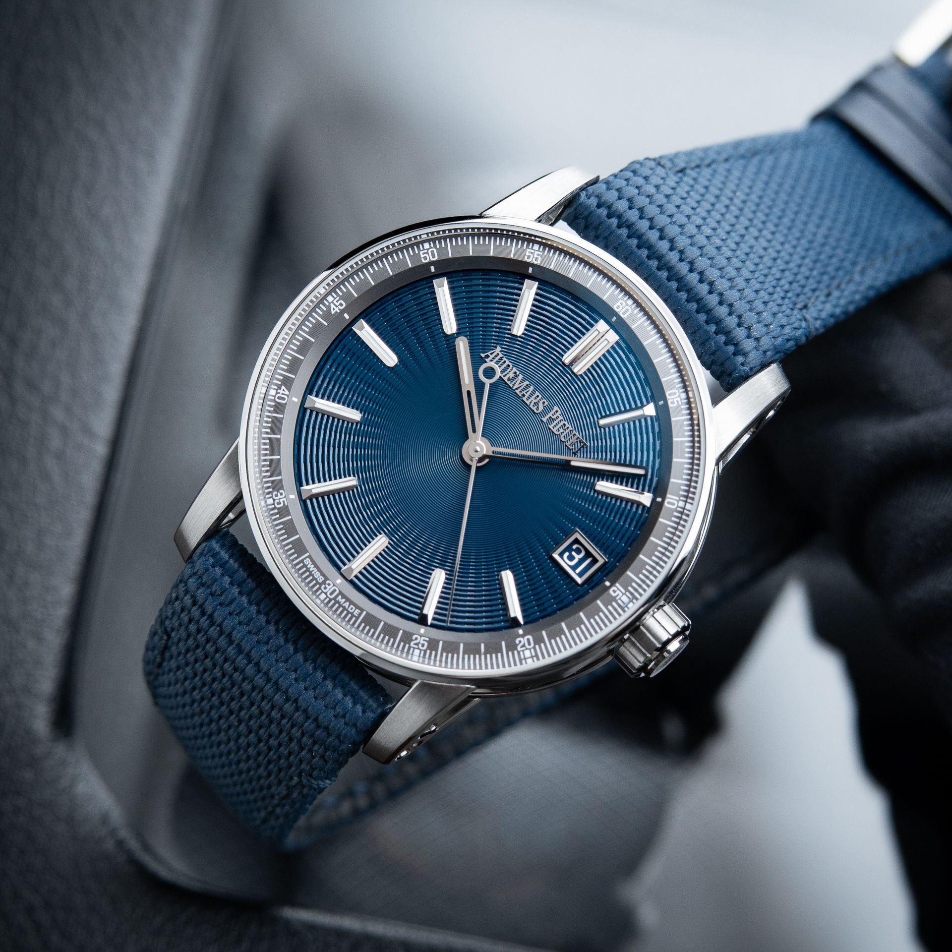 Audemars Piguet Code 11.59 CLEAN 2024 Blue Dial Steel Date Automatic 15210ST