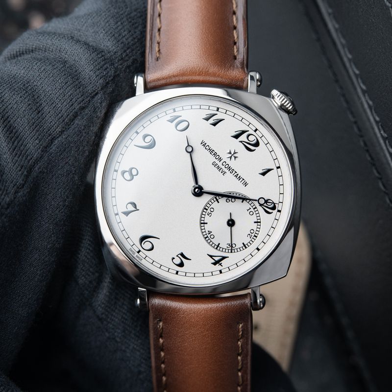 Vacheron Constantin Historiques American 1921 36.5 White Gold Leather Set