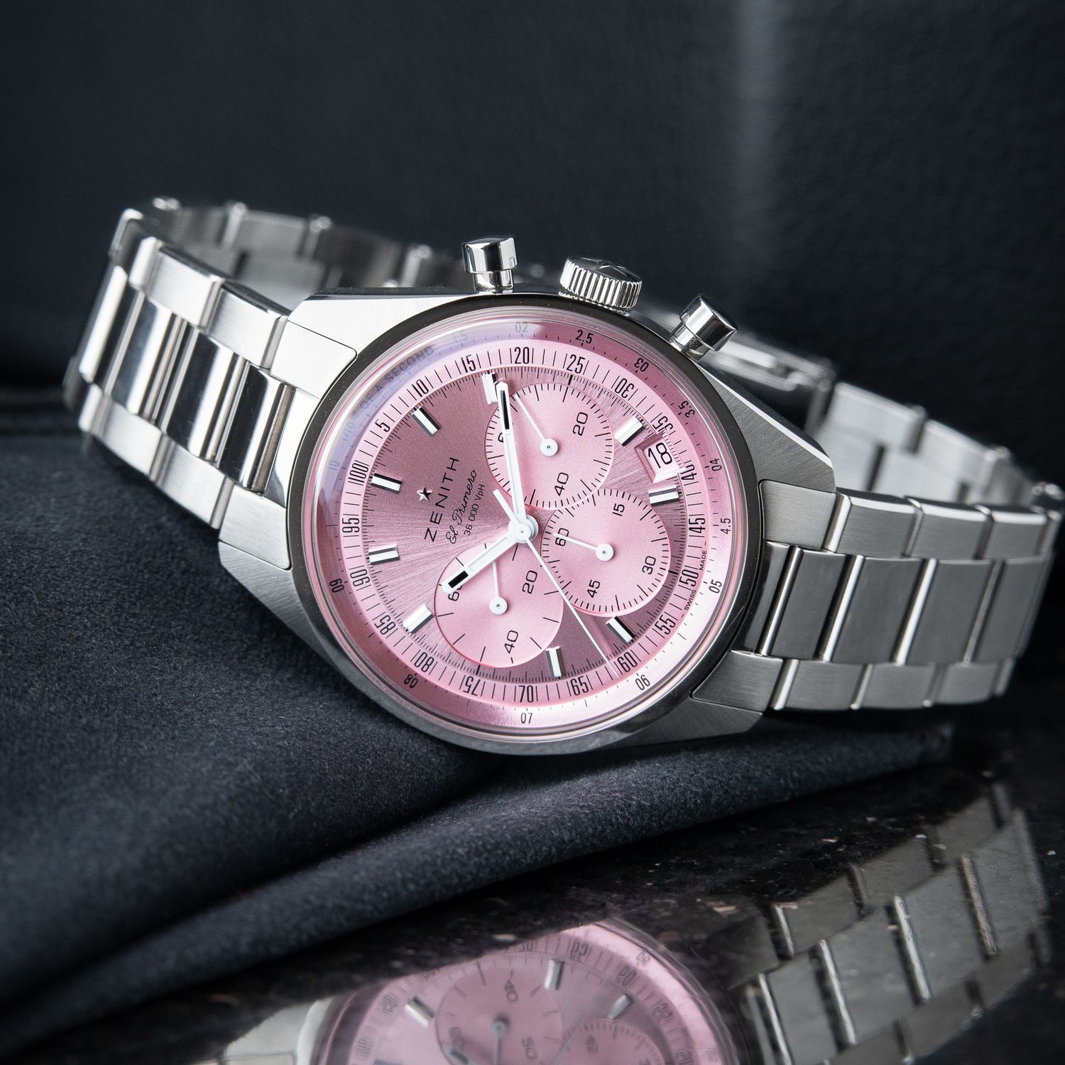 Zenith Chronomaster Original RARE Edition Pink Dial El Primero