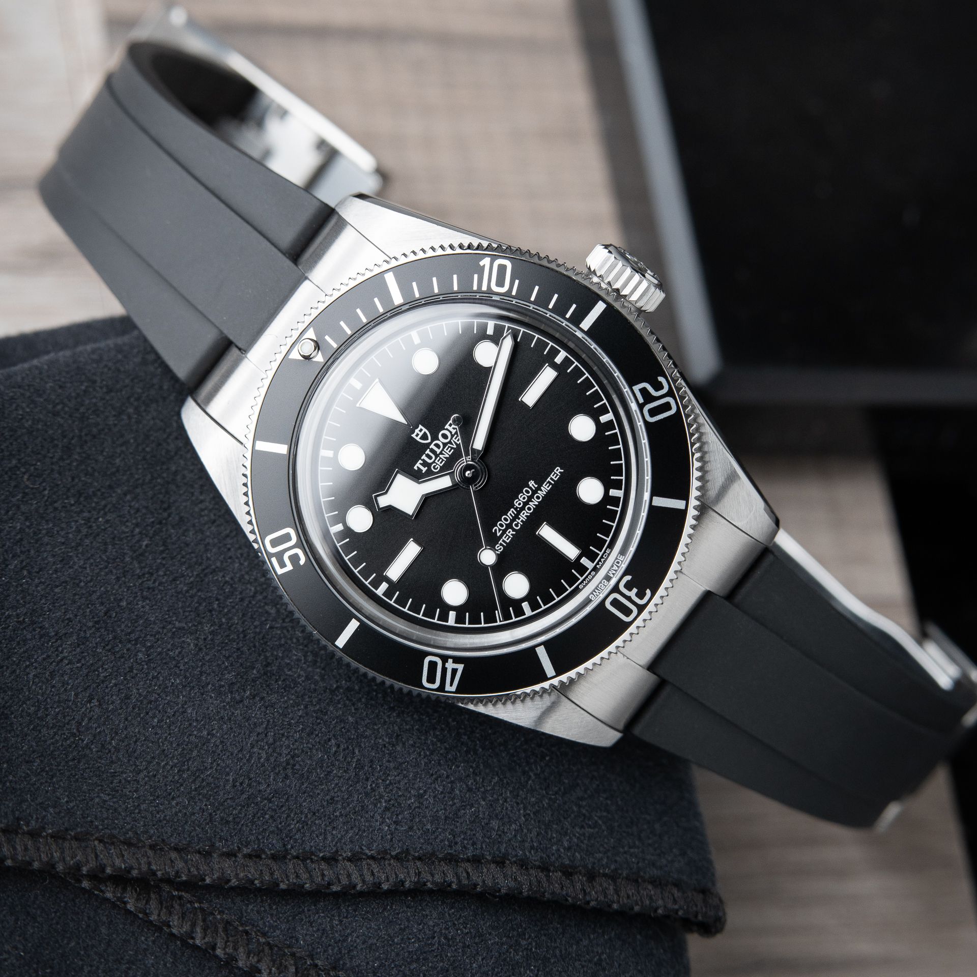 Tudor Black Bay 4/2024 200M Black Dial Steel Rubber 7941A1A0 Monochrome 41