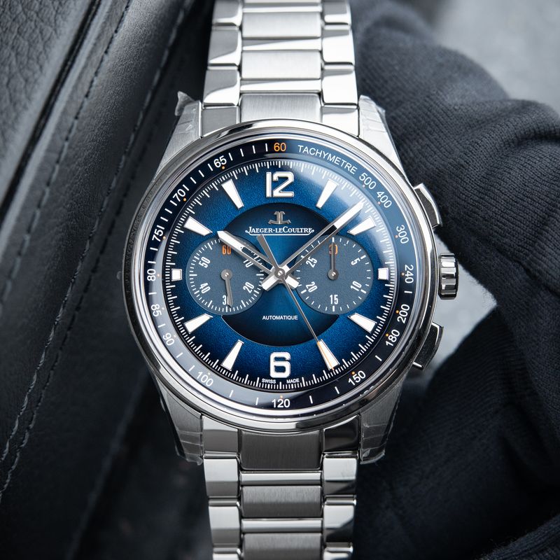 Jaeger-LeCoultre Polaris STICKERED 8/2024 Chronograph Blue Bracelet Strap