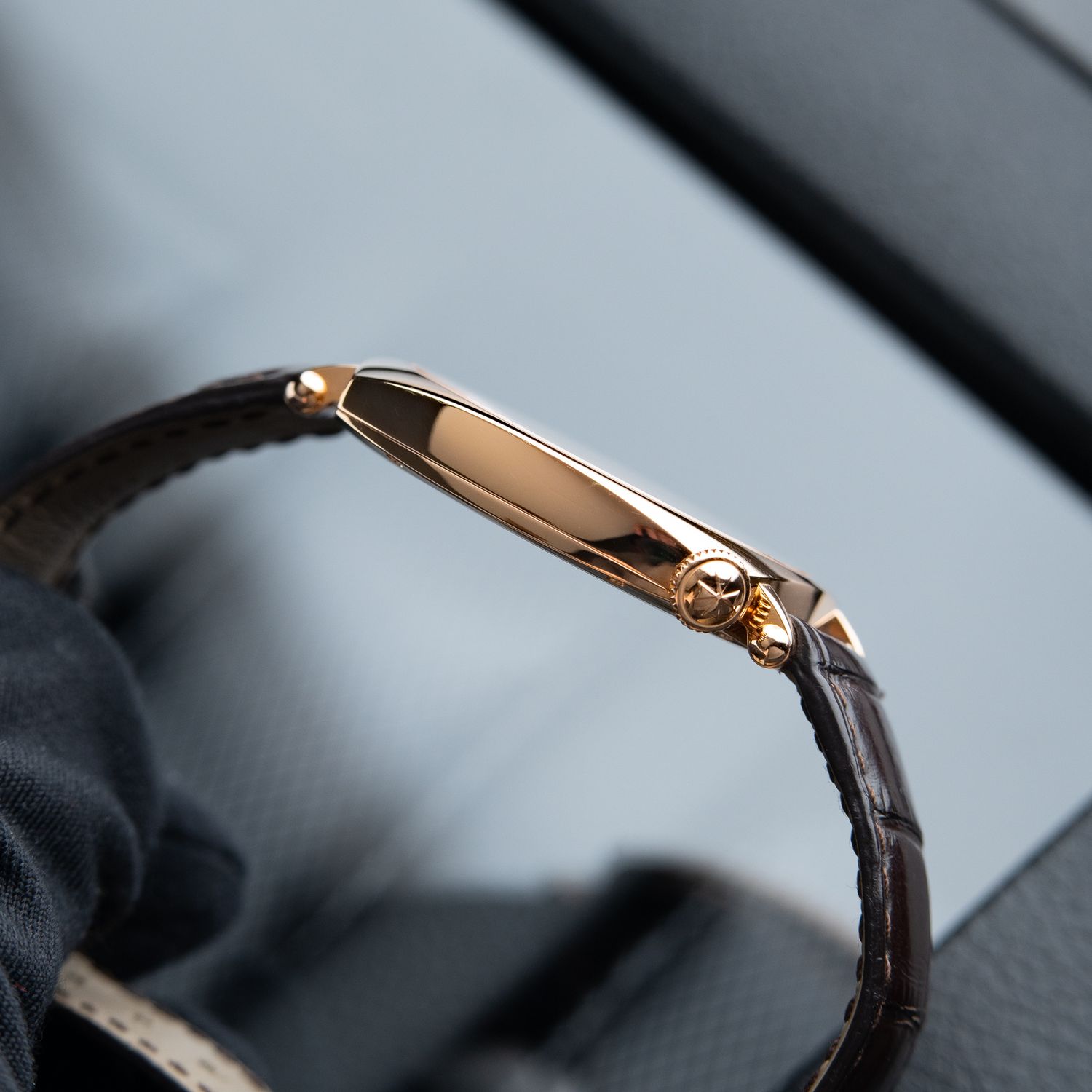 Vacheron Constantin Historiques American 1921 36.5 Rose Gold Leather