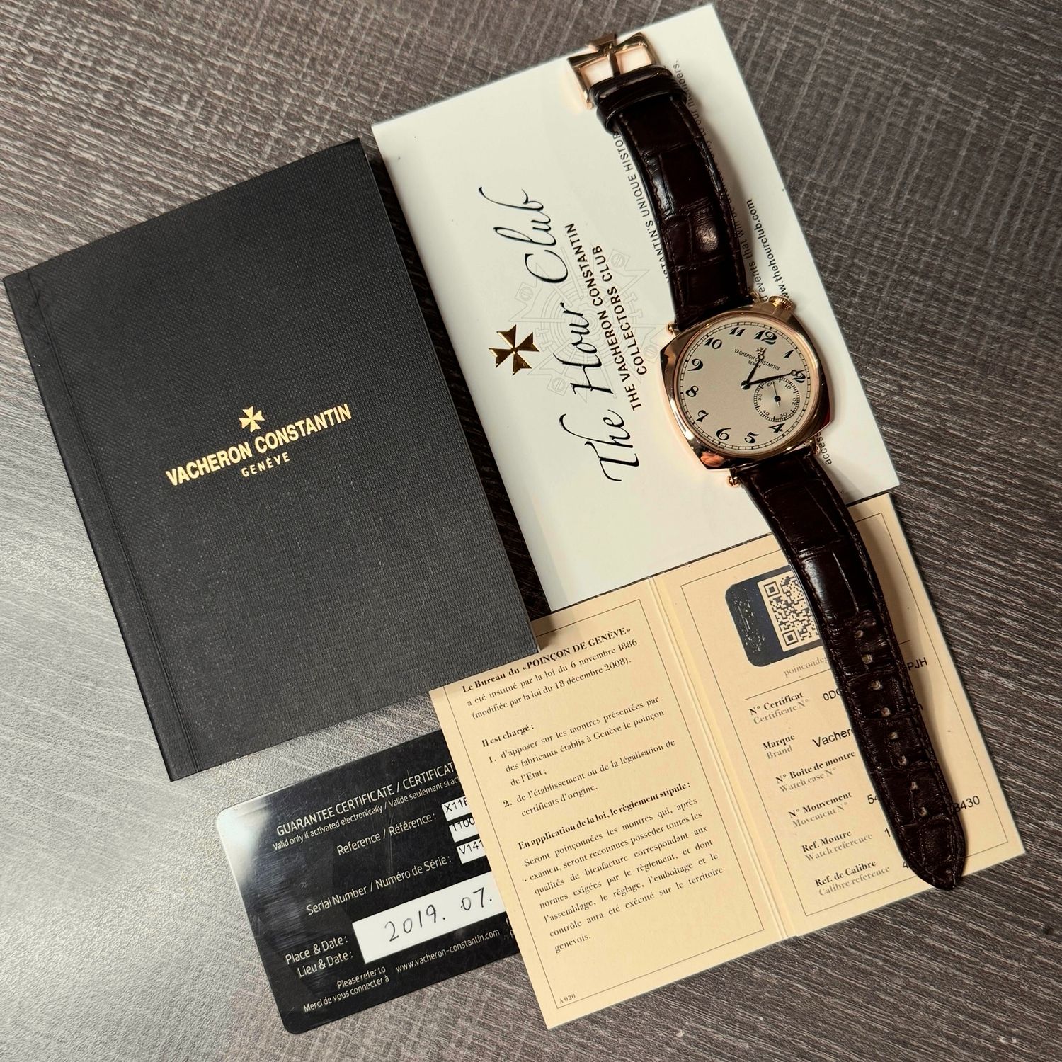 Vacheron Constantin Historiques American 1921 Rose Gold Leather