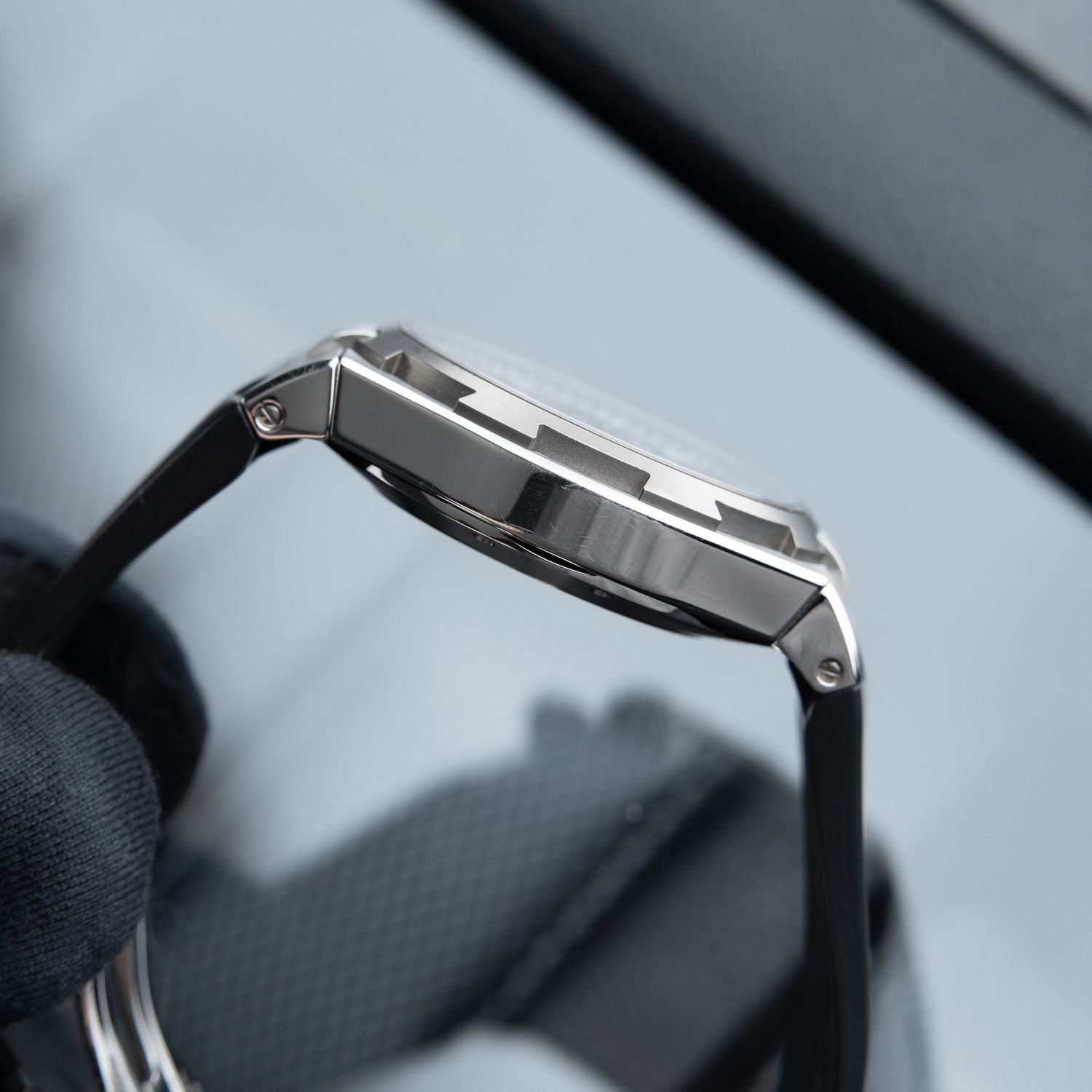 Vacheron Constantin Overseas 47450 Dual Time Titanium Steel Grey