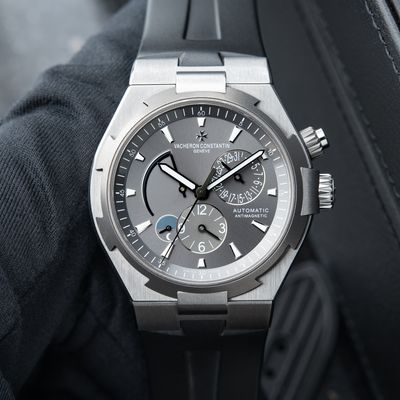 Vacheron Constantin Overseas 47450 Dual Time Titanium Steel