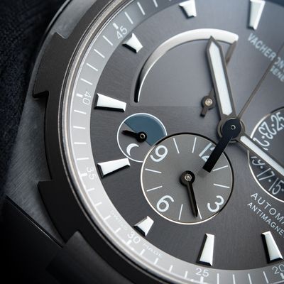 Vacheron Constantin Overseas 47450 Dual Time Titanium Steel Grey