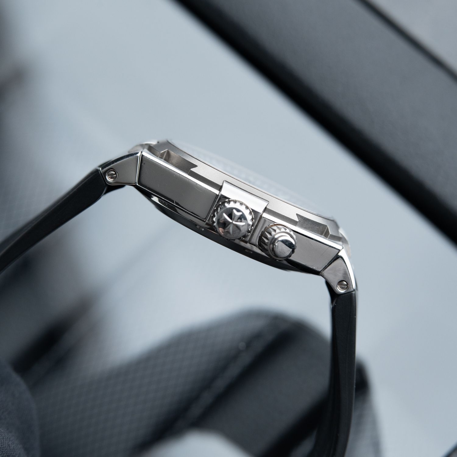 Vacheron Constantin Overseas 47450 Dual Time Titanium Steel Grey