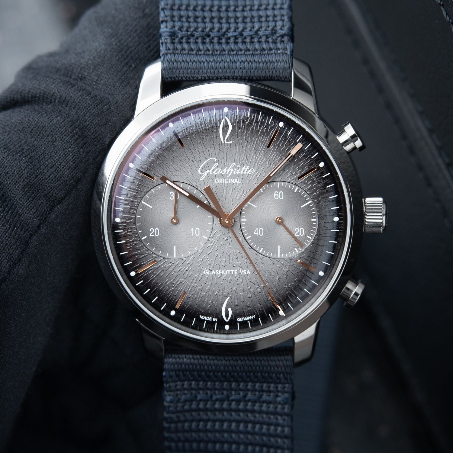 Glashutte Original Sixties Limited Annual Edition Chronograph Grey Steel