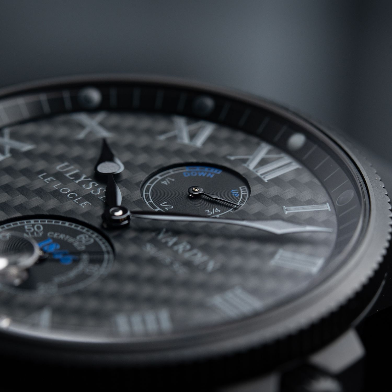Ulysse Nardin Marine Chronometer RARE Limited Edition Carbon Black