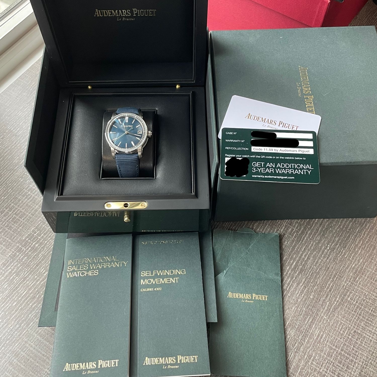 Audemars Piguet Code 11.59 CLEAN 2024 Blue Dial Steel Date
