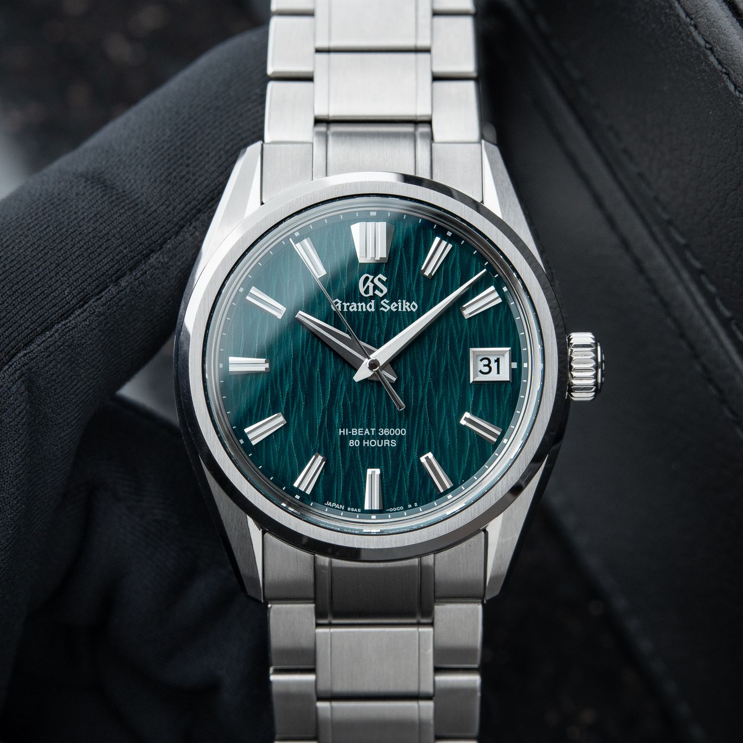 Grand Seiko Evolution 9 Boutique Exclusive Hi-Beat Green Birch Dial Steel