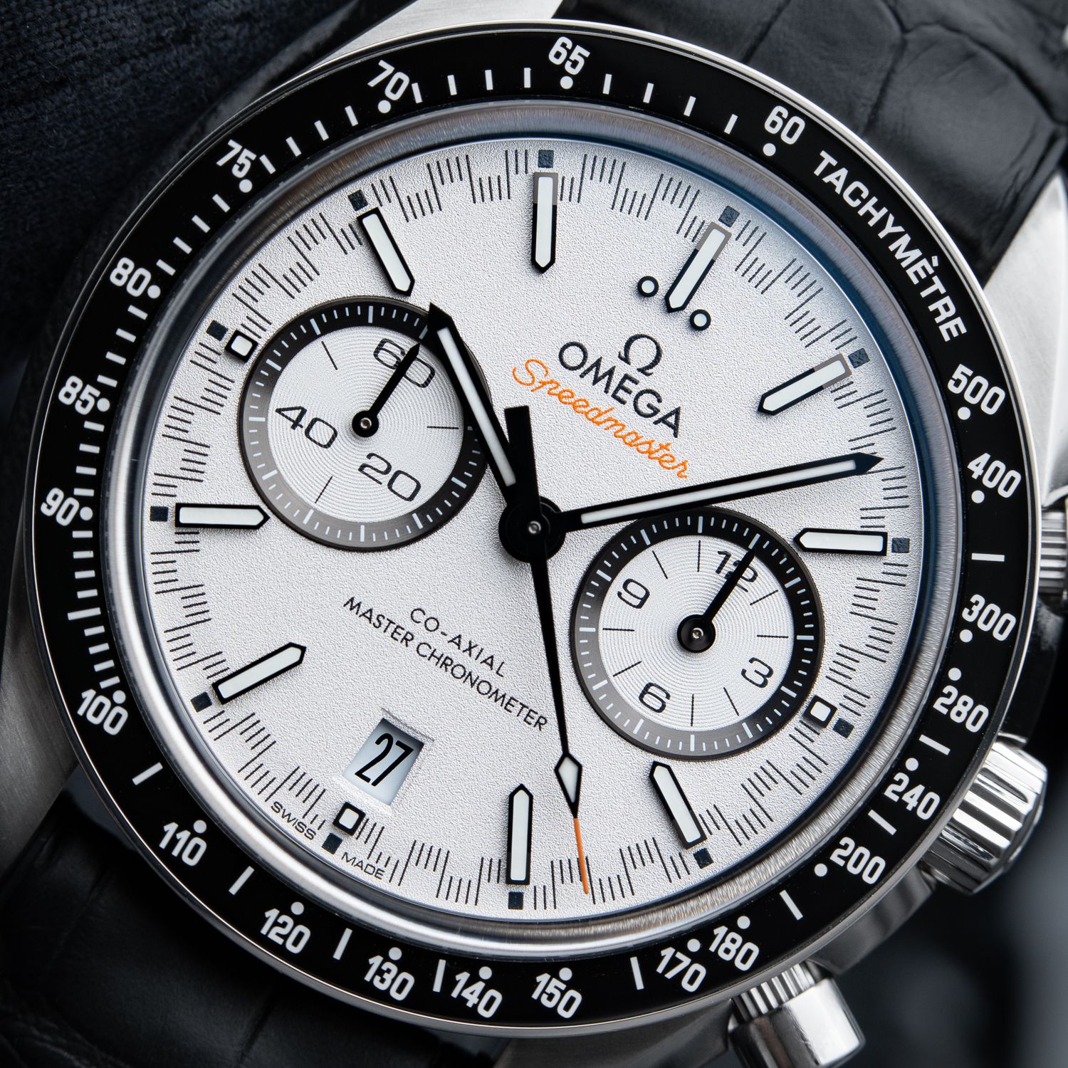 Omega Speedmaster Racing 11/2023 Chronograph White Dial Steel