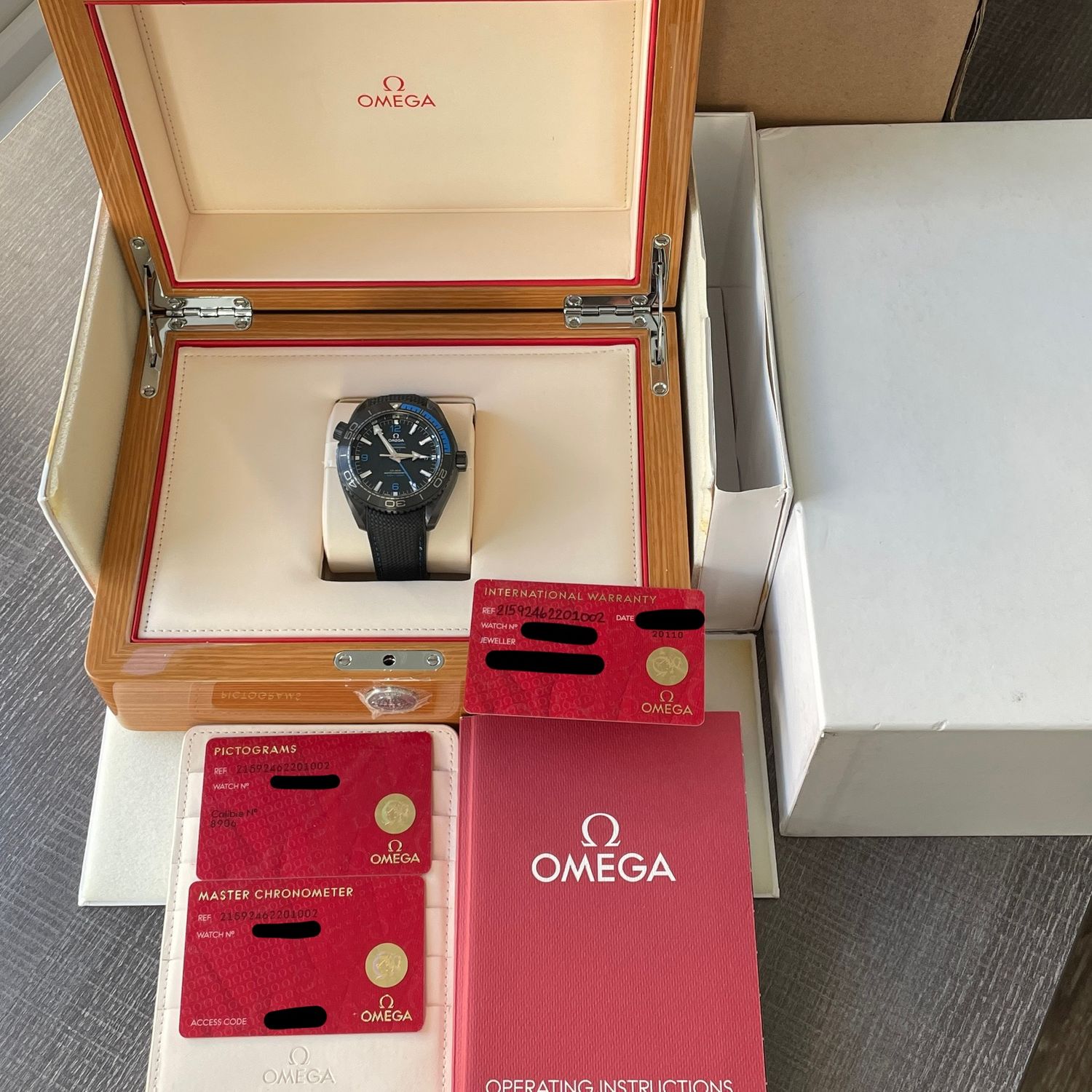 Omega Seamaster Professional UNWORN 2025 Deep Black Blue Diver GMT