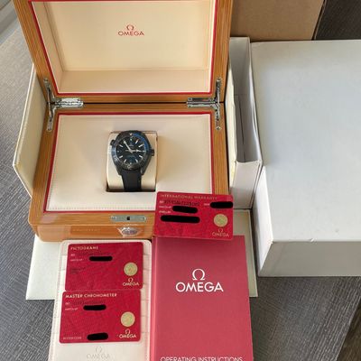 Omega Seamaster Professional UNWORN 2025 Deep Black Blue Diver GMT