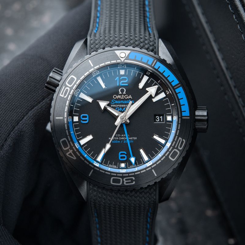Omega Seamaster Professional UNWORN 2025 Deep Black Blue Diver GMT Ceramic