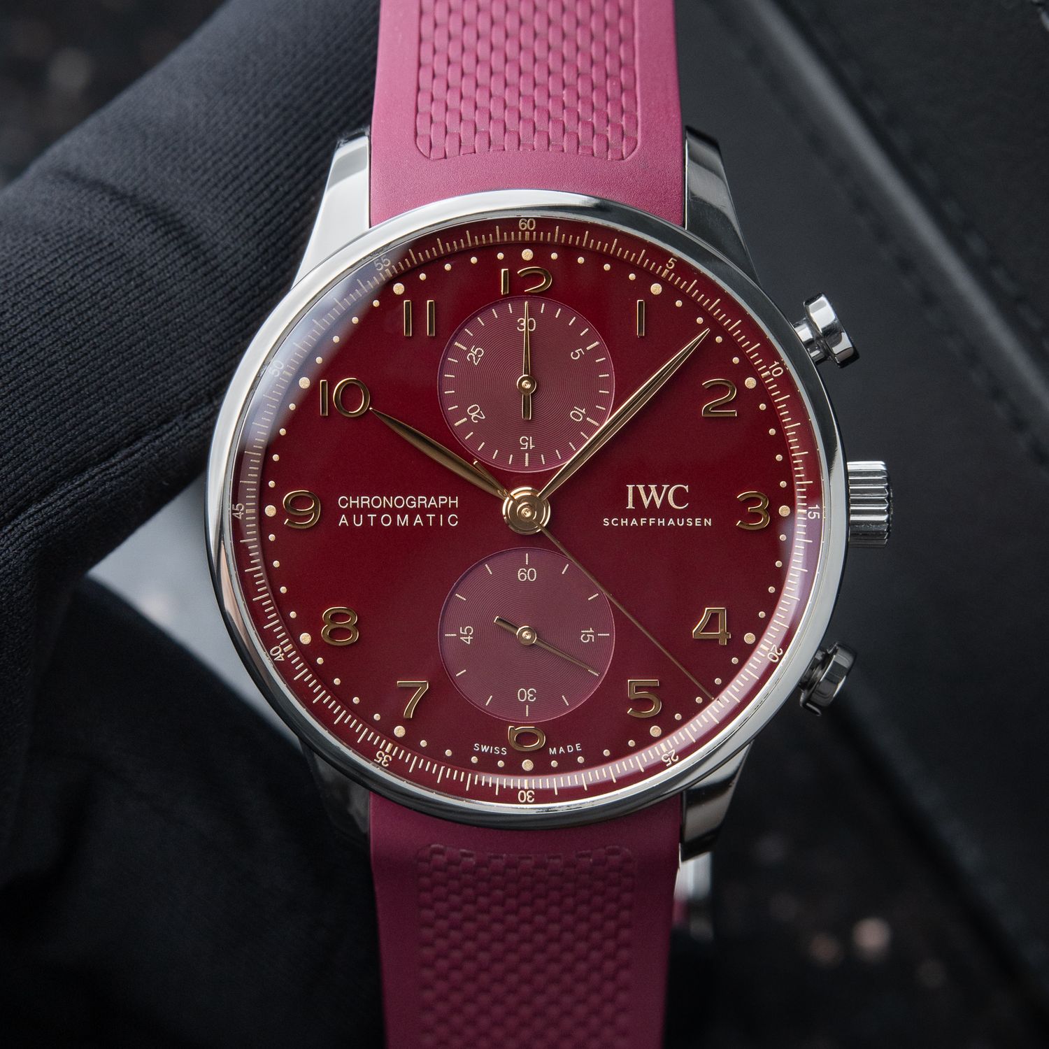 IWC Portugieser Chronograph Portuguese Year Of The Dragon Limited Edition Red Steel