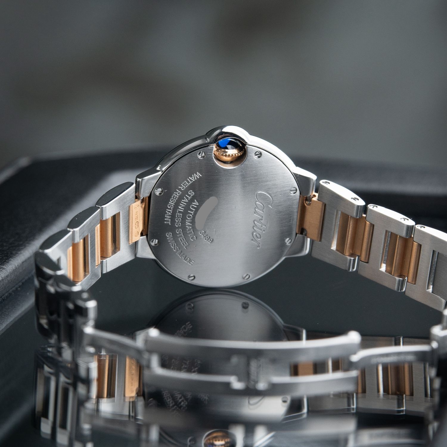 Cartier Ballon Bleu De Cartier Ladies Two Tone Rose Gold Bracelet