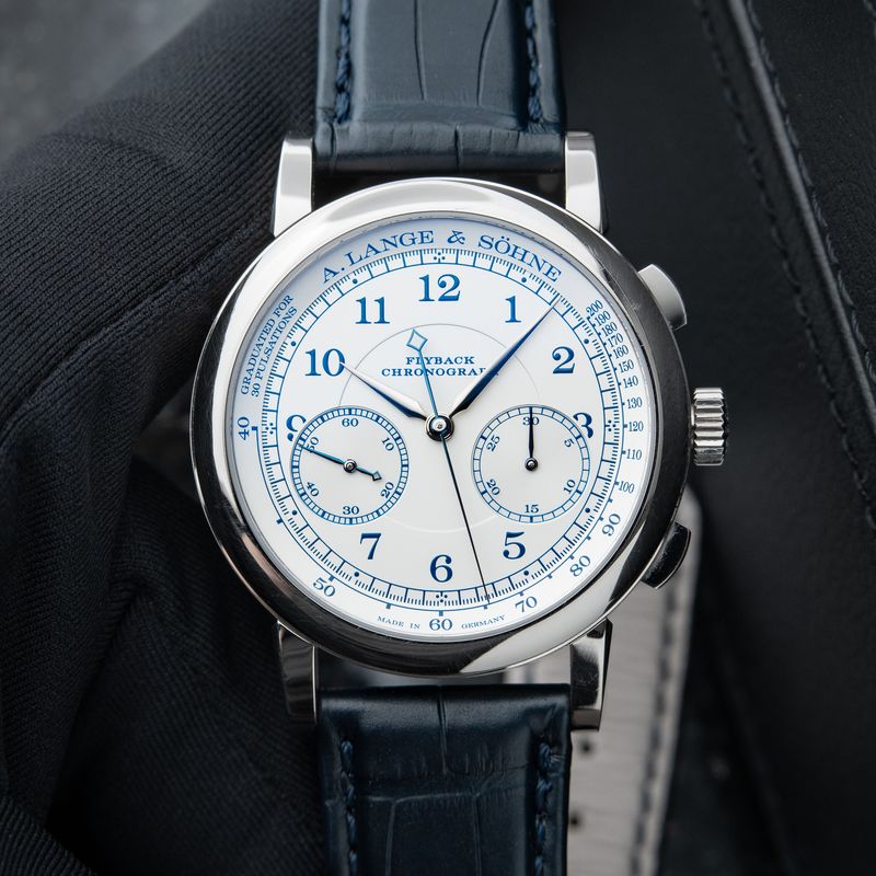 A. Lange & Söhne 1815 Flyback Chronograph 2023 Boutique White Gold Silver