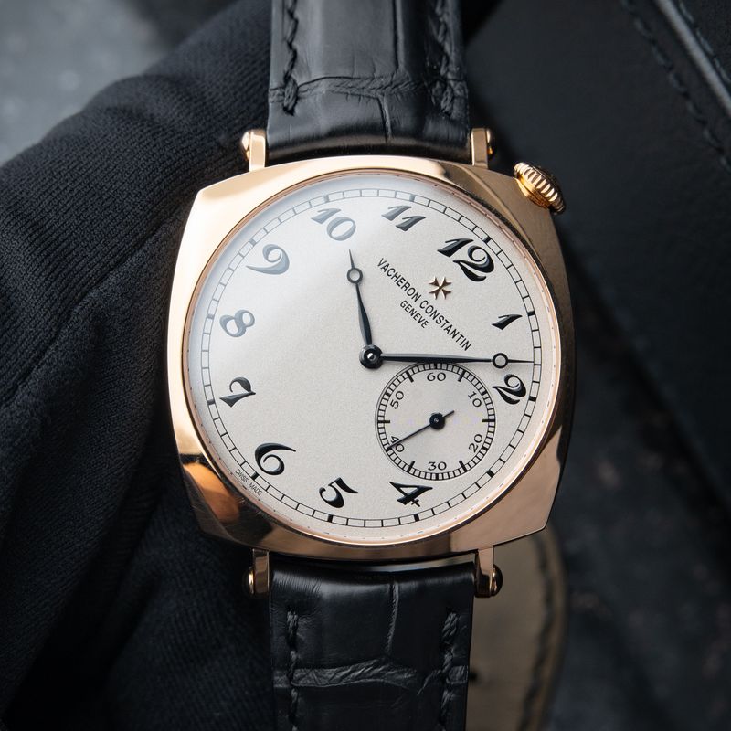 Vacheron Constantin Historiques American 1921 36.5 Rose Gold Leather Set