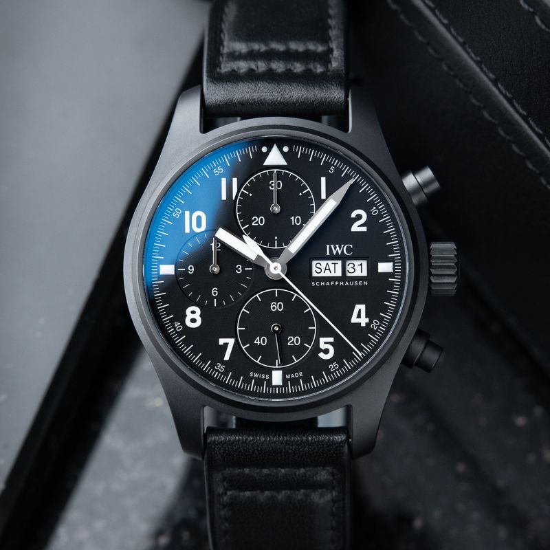 IWC Pilot's Watch "Tribute to 3705" Limited Edition Ceratanium Chronograph