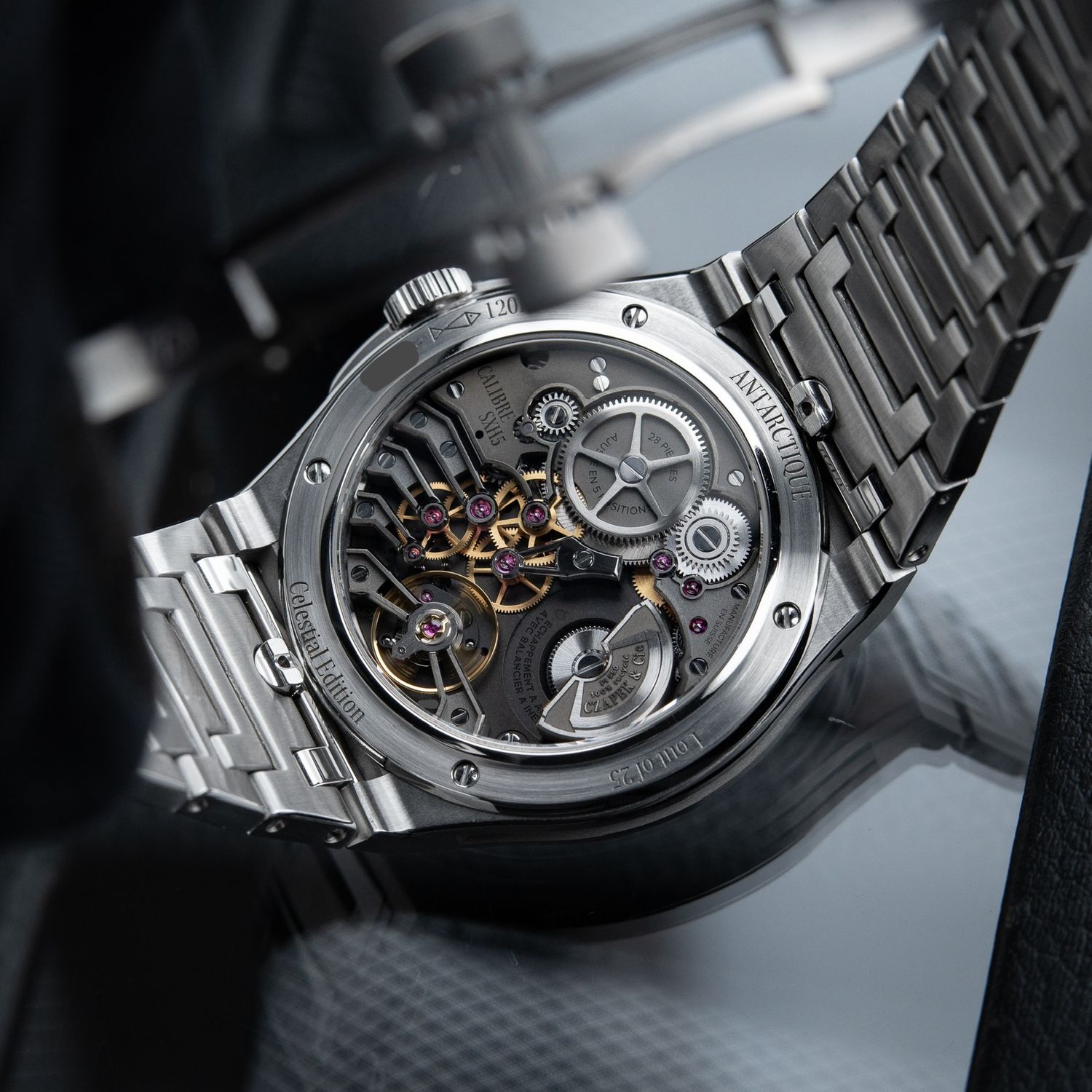 Czapek Antarctique Celestial Limited Edition Of 25 STRAPS Steel