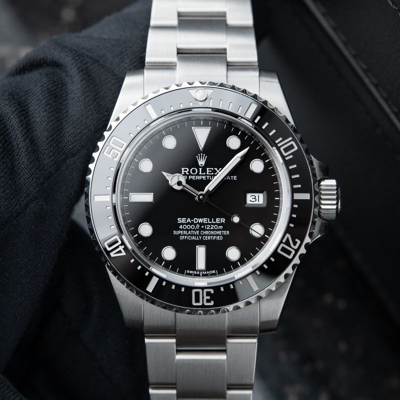Rolex Sea-Dweller 4000 Oyster Perpetual Diver Black Ceramic Steel SD 40mm