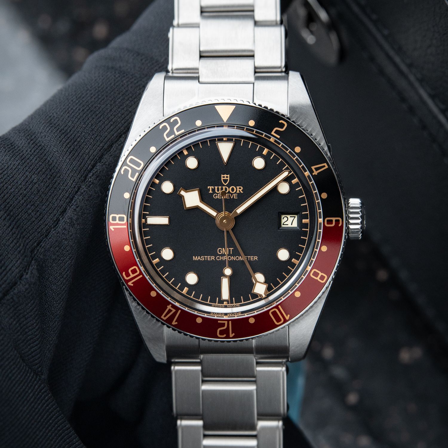 Tudor Black Bay 58 STICKERED 2025 GMT Coke Black Steel Bracelet Automatic