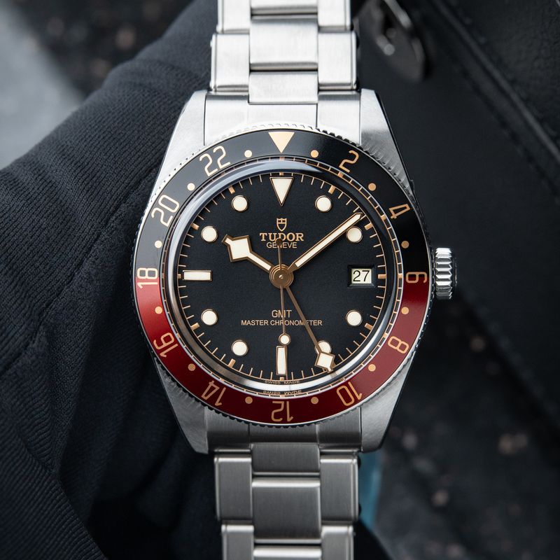 Tudor Black Bay 58 STICKERED 2025 GMT Coke Black Steel Bracelet Automatic