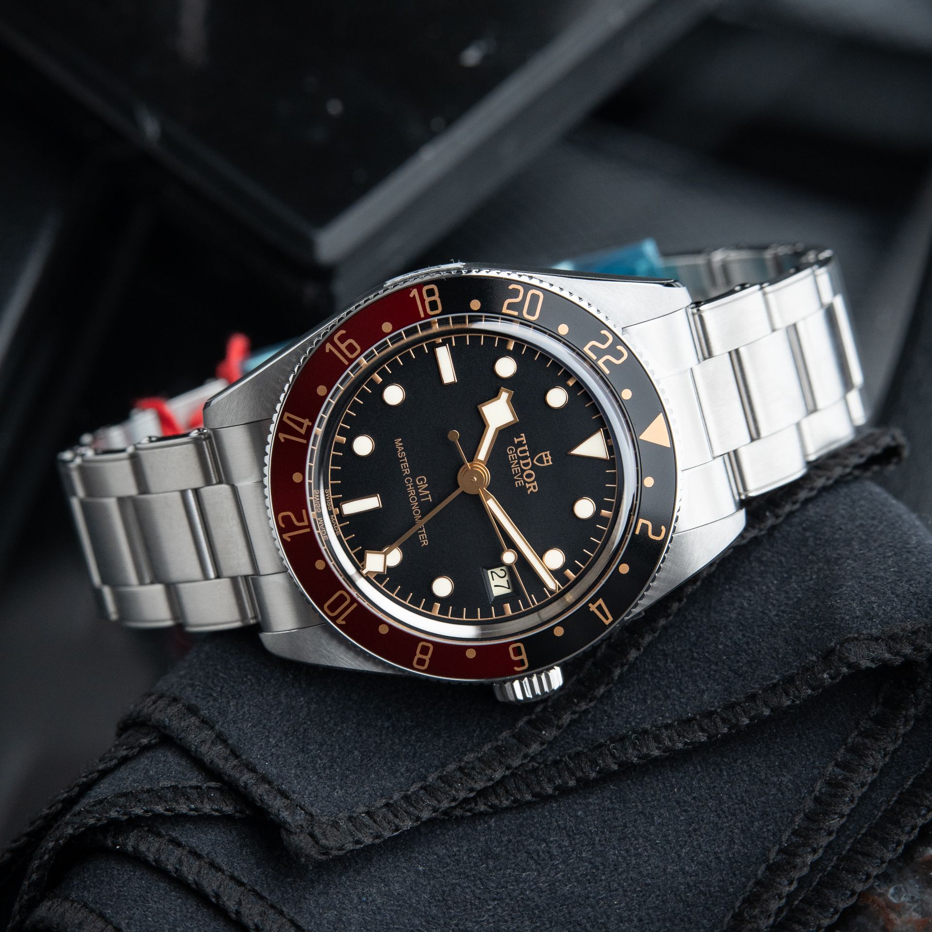 Tudor Black Bay 58 STICKERED 2025 GMT Coke Black Steel Bracelet Automatic