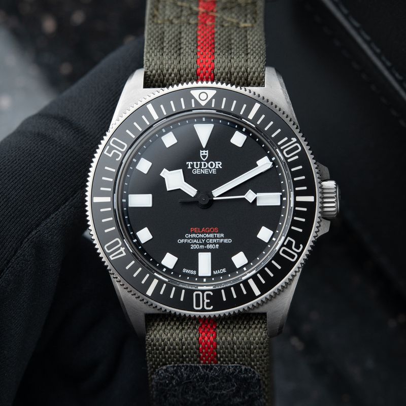 Tudor Pelagos FXD Black Dial Titanium Ceramic NATO STRAPS Automatic