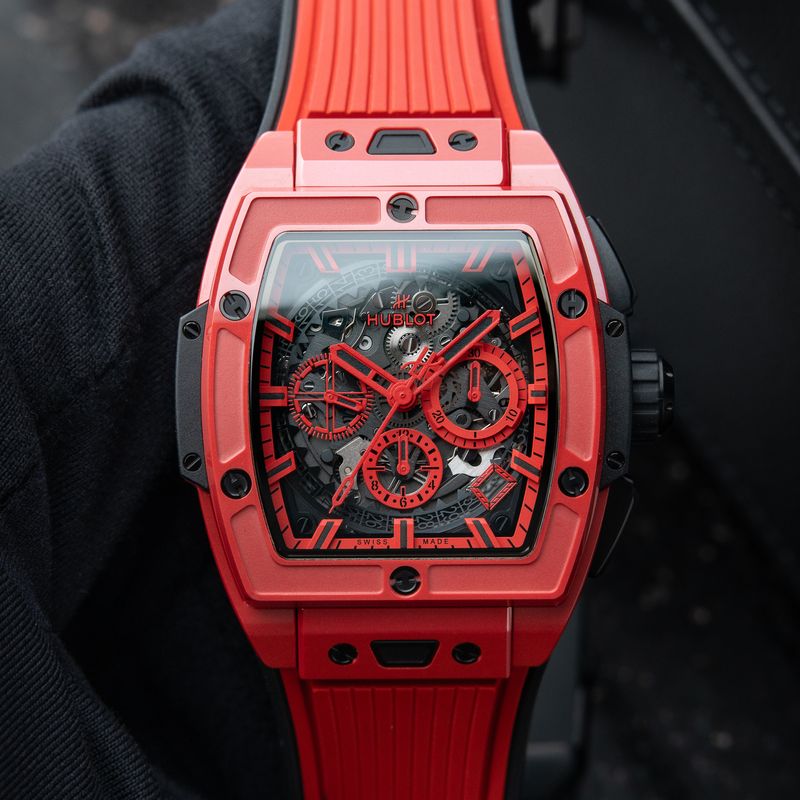 Hublot Spirit Of Big Bang Red Magic Limited Edition Ceramic Chronograph 42