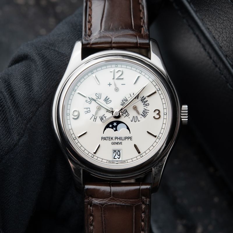 Patek Philippe Annual Calendar 5146G Moon Phase White Gold Ivory Dial 39mm