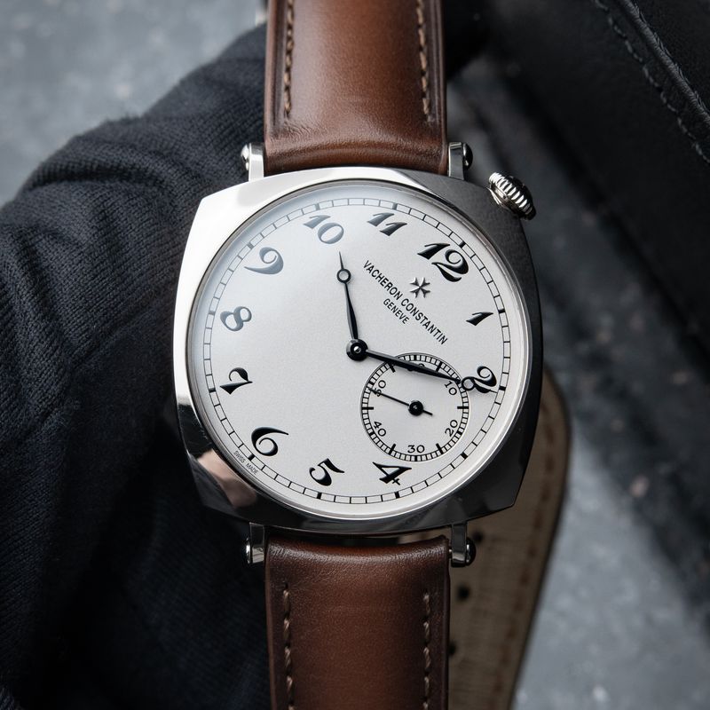 Vacheron Constantin Historiques American 1921 STRAPS 36.5 White Gold Leather Set