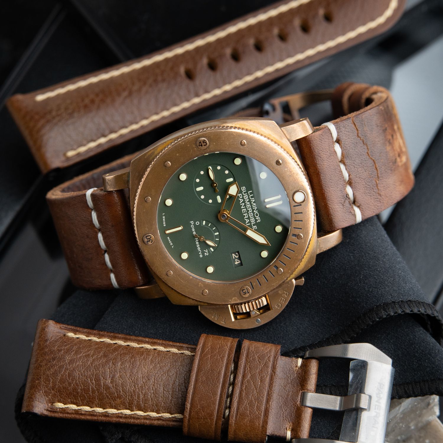 Panerai Luminor Submersible 1950 Limited Edition Bronzo Green Dial